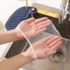 2pcs Kitchen Sink Drain Rack With Filter Multi-Functional Triangular Sink Rack Disposable Kitchen Waste Filter