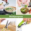 1pc 5 Blade Kitchen Herb Shears Herb Cutter For Chopping Basil Chive Parsley