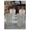 Paisley Acrylic Glasses Drinking Set of 4 Hi Ball (17oz), Plastic Drinking Glasses, BPA Free Cocktail Glasses, Drinkware Set, Drinking Water Glasses